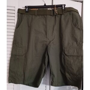 COPPER DENIM OLIVE GREEN CARGO SHORTS SIZE 42 MENS